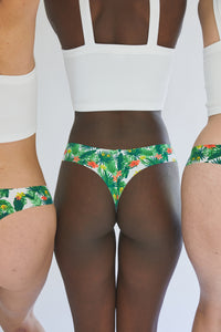 Lively tropical designs on Bonks Thong 3-Pack