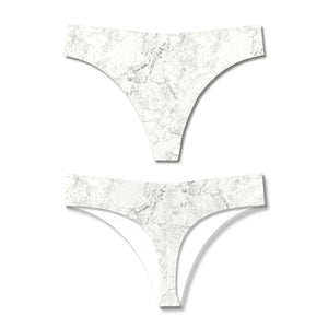 Luxurious feel of Bonks Marble Print Thong